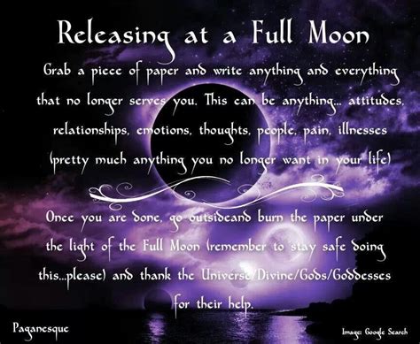 The Role of the Moon in the Decreasing Moon Spell
